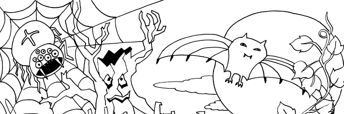 Kleurplaat Halloween | Elles Creative Blogger