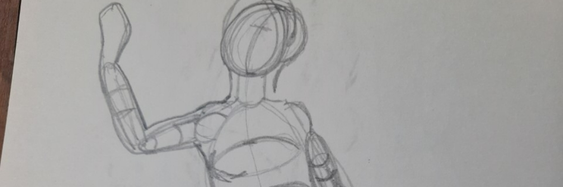 Desenho rápido de um modelo - curso vinculado | Elles Creative Blogger