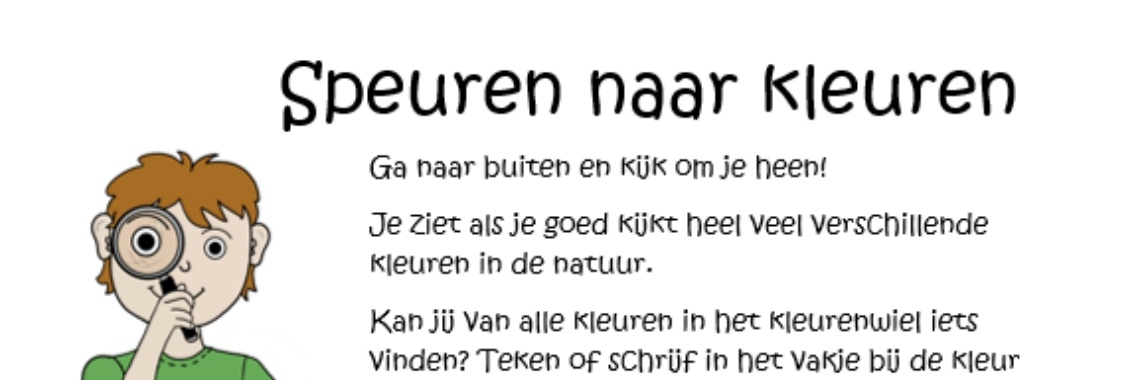 Speuren naar kleuren met Koen van Gi-Ga-Groen! | ellesvandenbroek