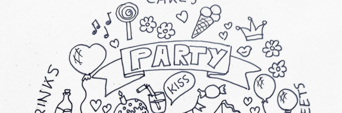 Week 3 - day 3 - doodlechallenge: Feast | Elles Creative Blogger