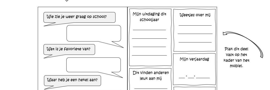 Back to school printable - mobiele telefoon met persoonlijke informatie | Elles Creative Blogger