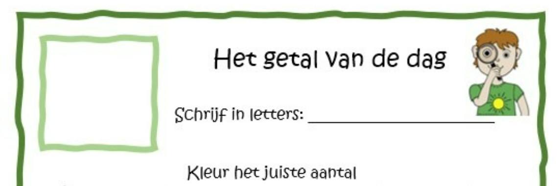 Printable werkblad voor groep 3 automatiseren - KBW-stijl | Elles Creative Blogger