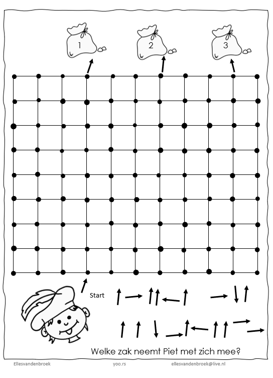 Hoja de ruta - Programación sobre papel - Sinterklaas | Elles Creative Blogger