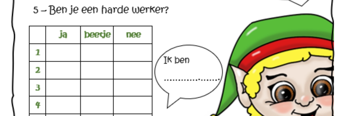 Zou jij een goede Kerstelf zijn? Leesopdracht middenbouw. | Elles Creative Blogger