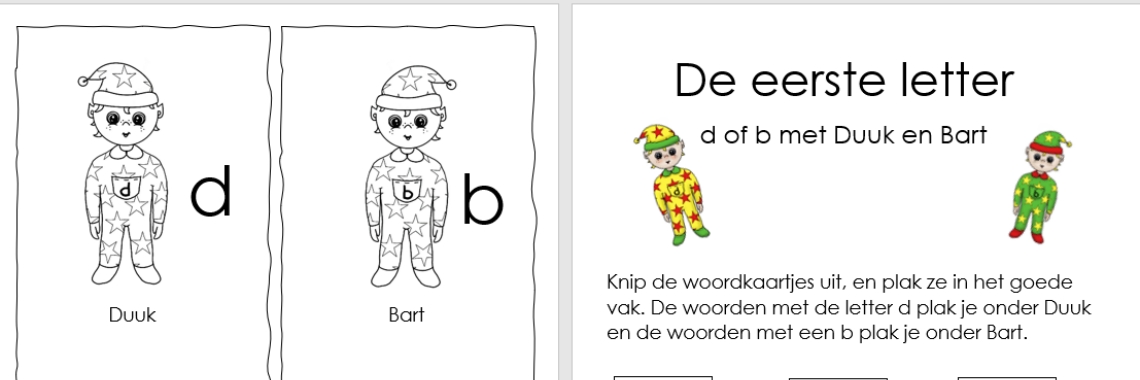 The first letter d or b! Substantive reading practice and spelling | Elles Creative Blogger