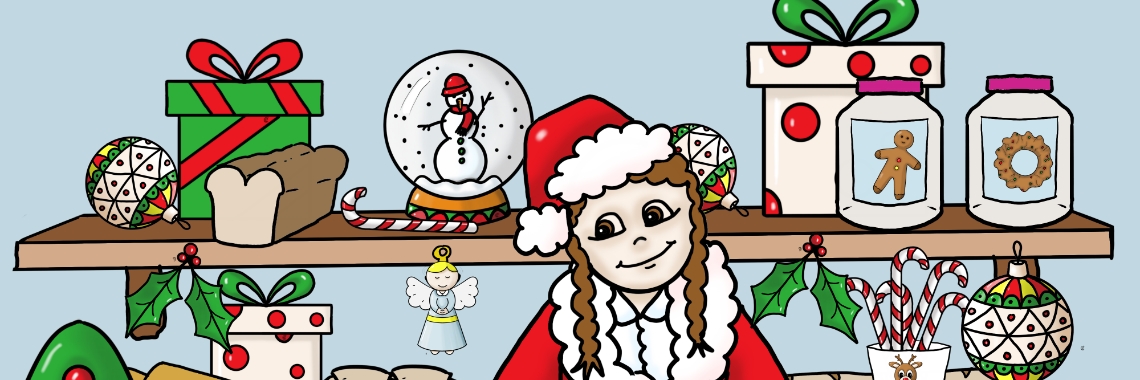 Praatplaat De bakkerij in Kersttijd | Elles Creative Blogger
