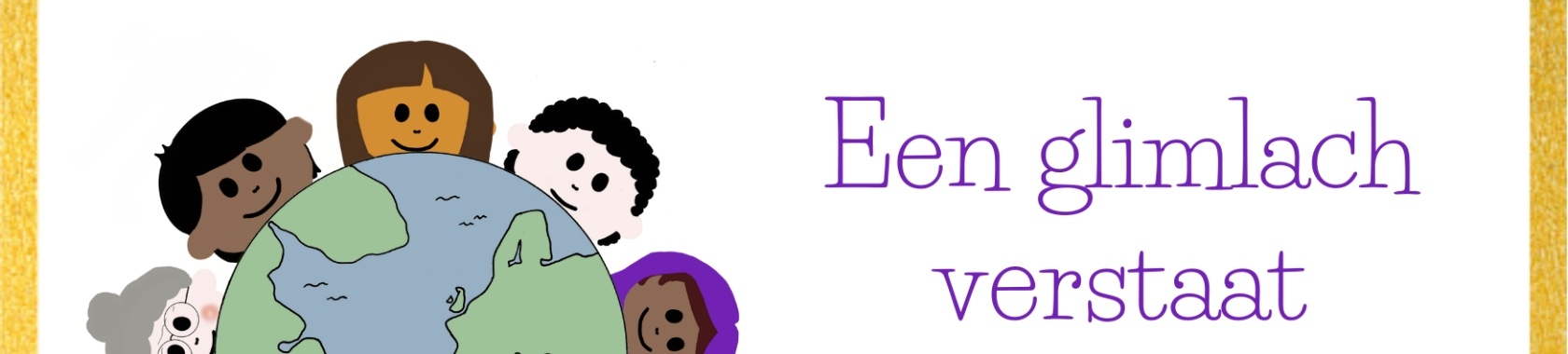 Ansichtkaart - Een glimlach verstaat iedereen - bij ons thuis - KBW23 | Elles Creative Blogger