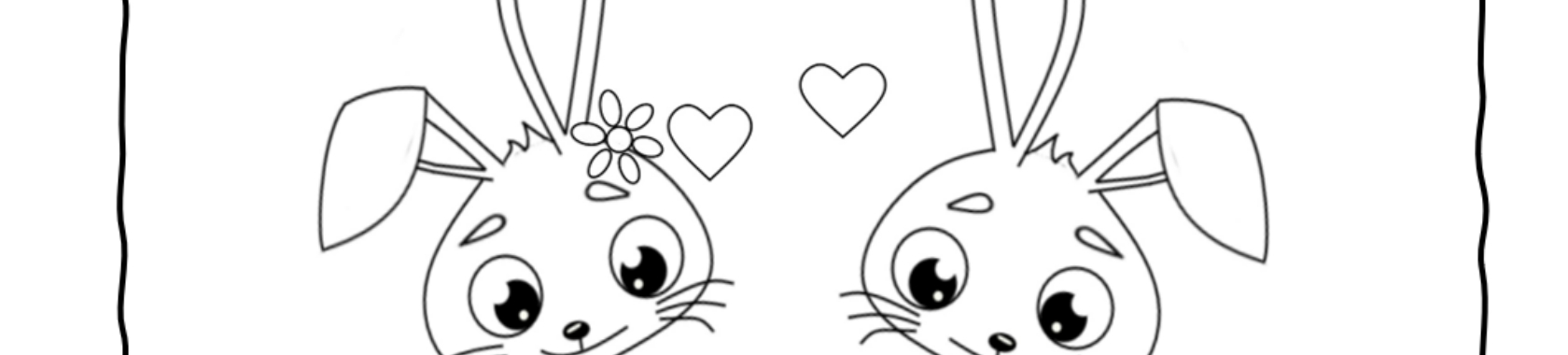 Coloring page easter Digital drawing | Elles Creative Blogger