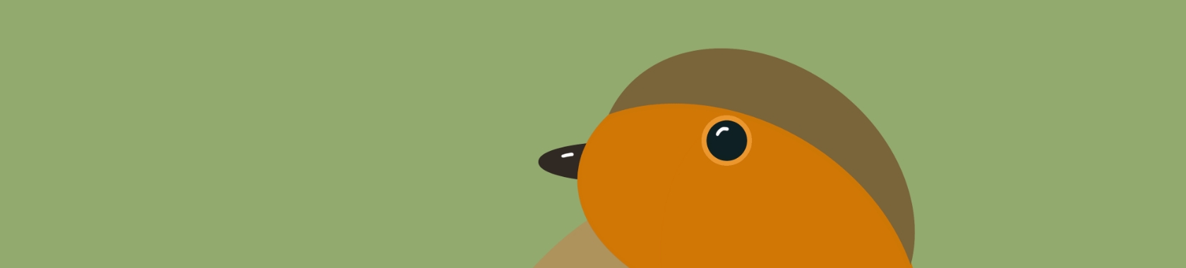 Digitale illustratie - roodborstje  | Elles Creative Blogger