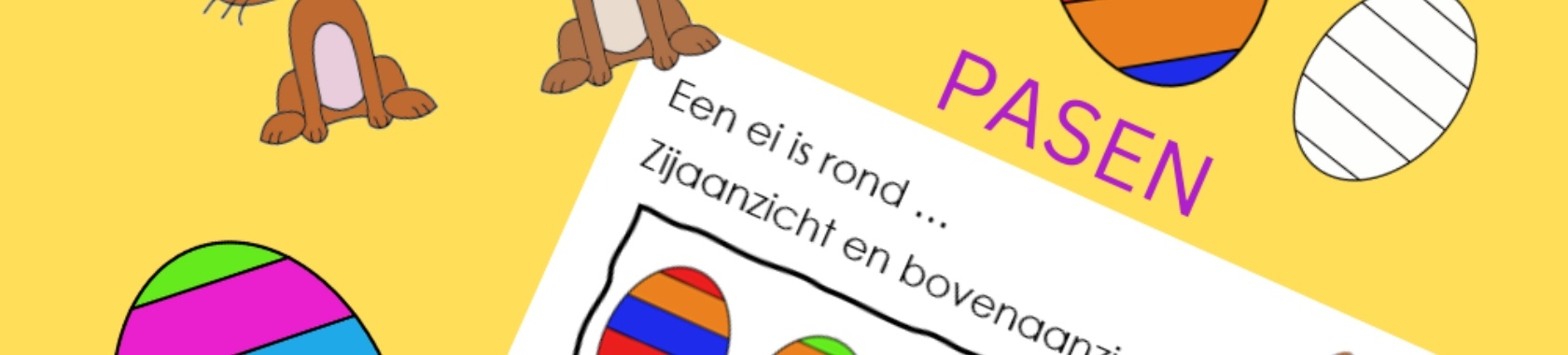 An egg is round - side view and top view - middle class easter | Elles Creative Blogger