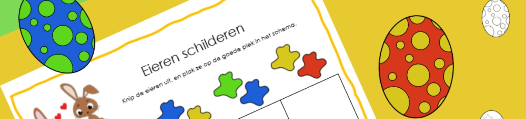 Painted Easter eggs - Reading and using tables - middle classes - Easter | Elles Creative Blogger