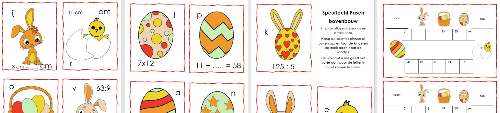 Nu ook voor de bovenbouw - Speurtocht Pasen!  | Elles Creative Blogger