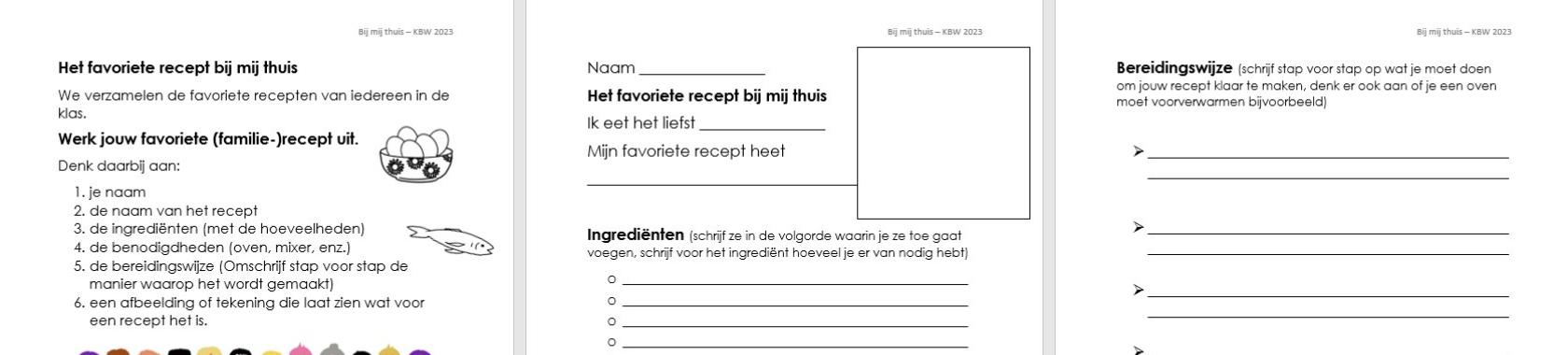 Het favoriete recept bij mij thuis - Kinderboekenweek 2023 - Yoors