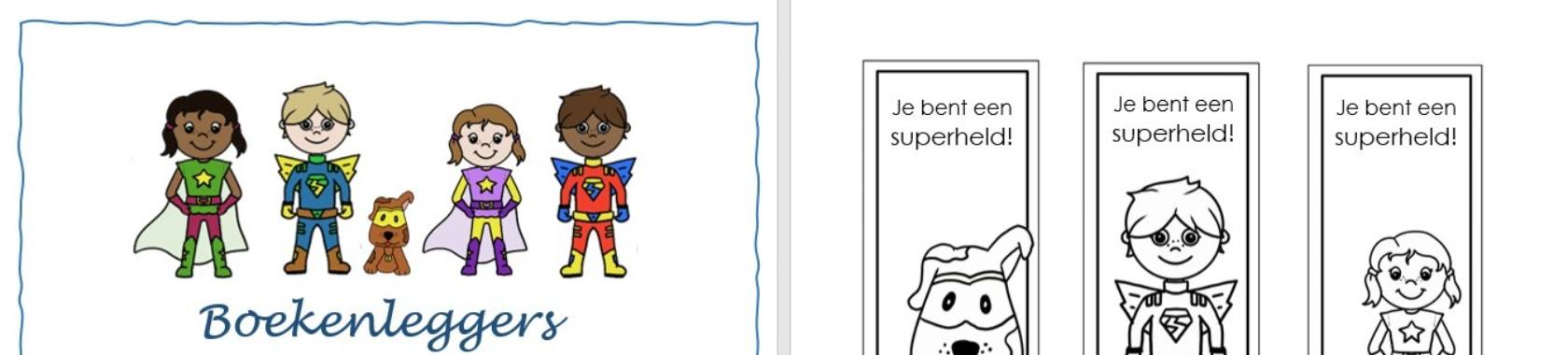 Boekenleggers in de superheldenserie | Elles Creative Blogger