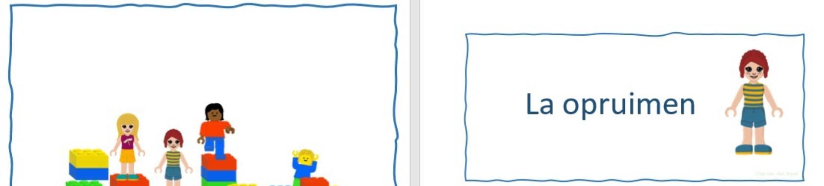 Dagritmekaarten, kalender en naamkaartjes - we bouwen op elkaar | Elles Creative Blogger