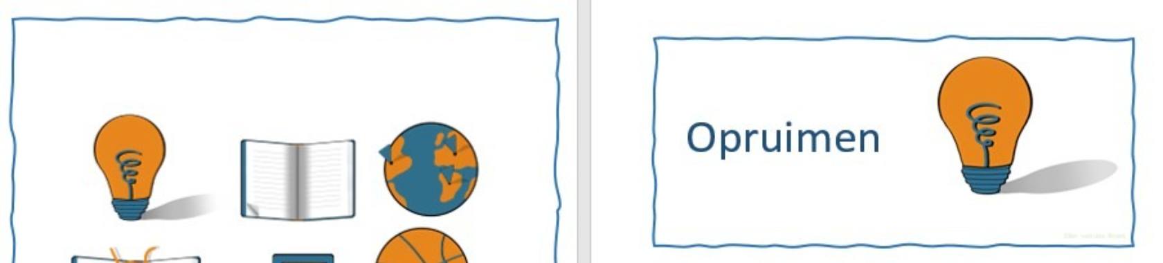 Dagritmekaarten thema school abstract | Elles Creative Blogger