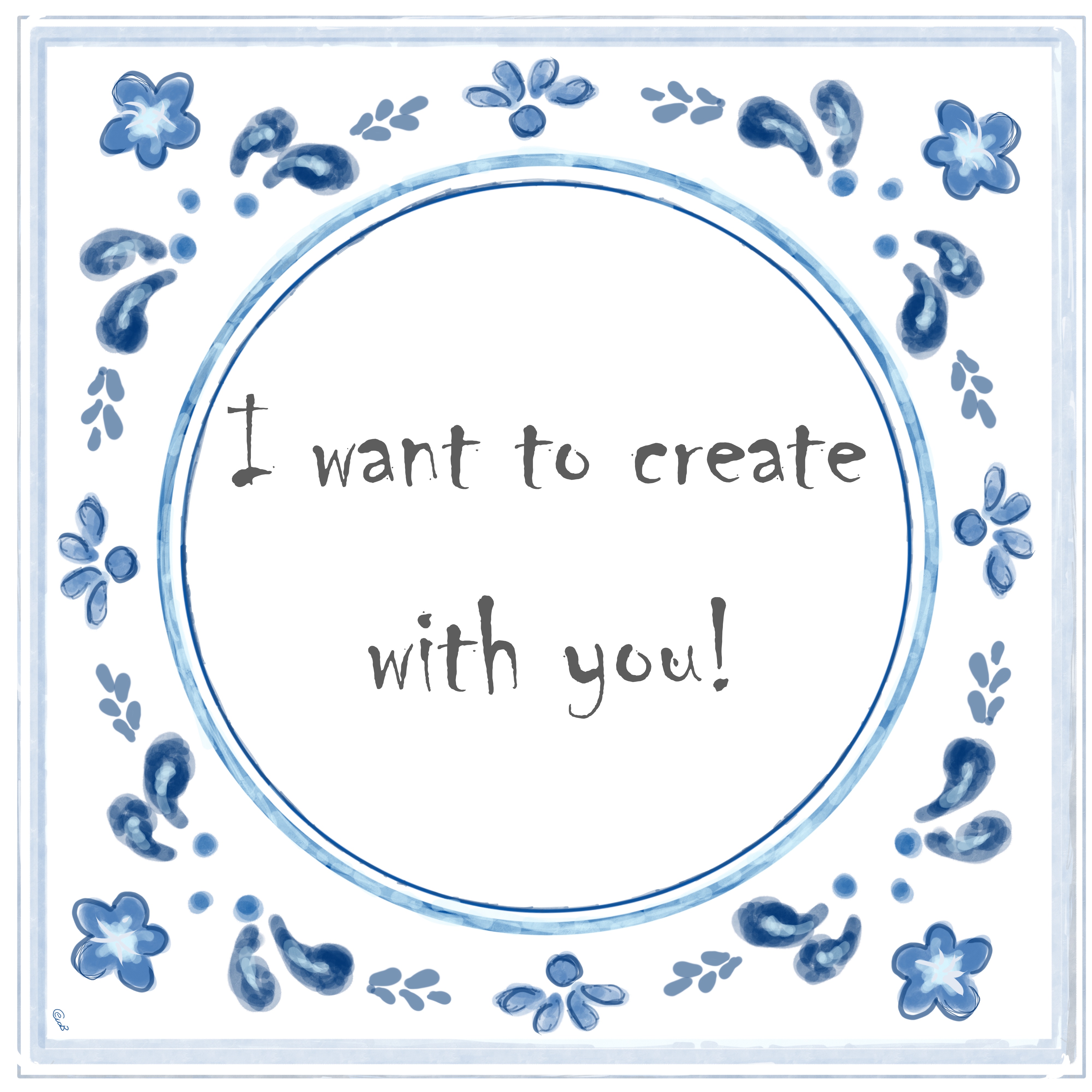 Doe je mee? - Yoors tegeltjeswijsheid | Elles Creative Blogger