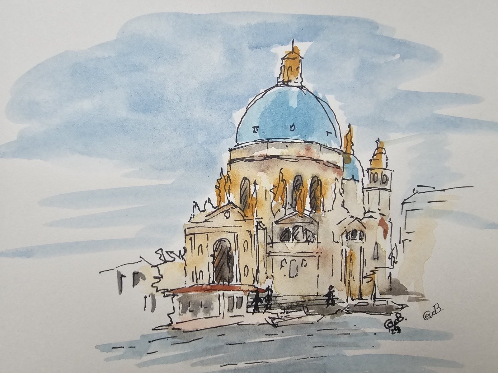 Urban sketch studie | Elles Creative Blogger