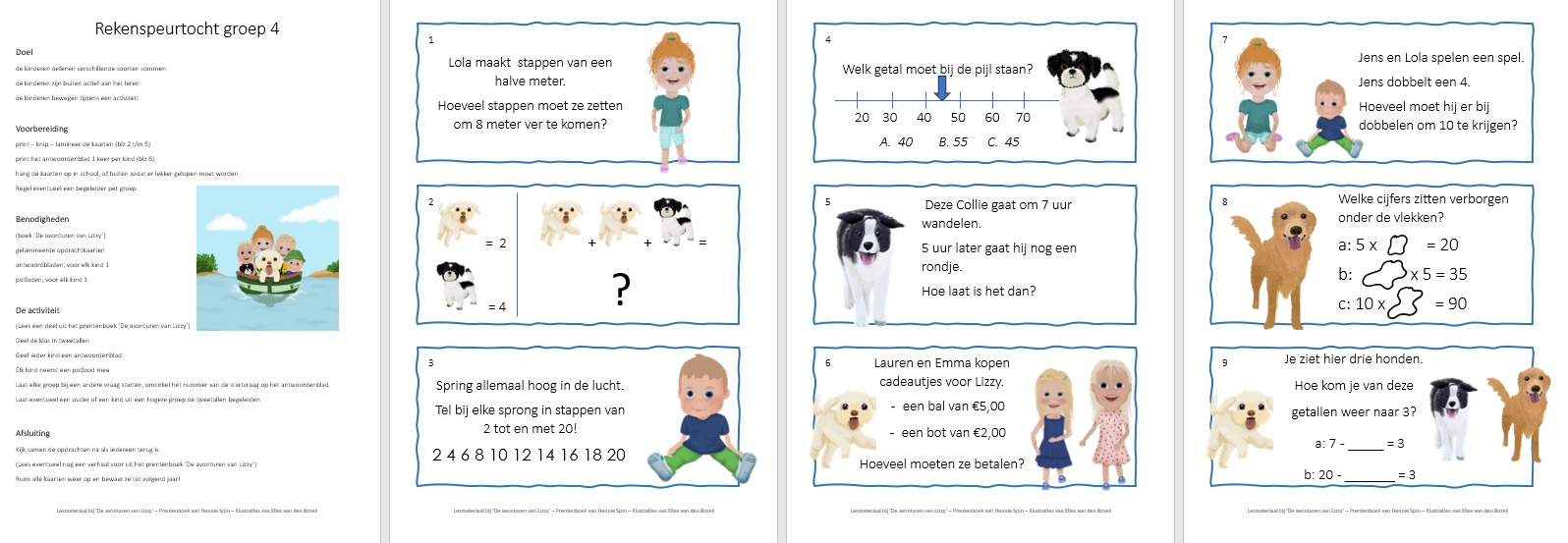 Rekenspeurtocht bij Prentenboek | Elles Creative Blogger