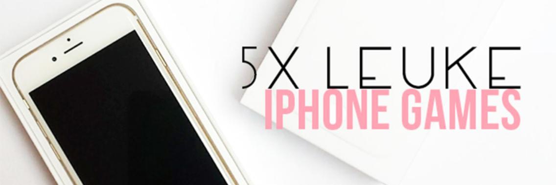5x leuke iPhone games | Mandy de Beer