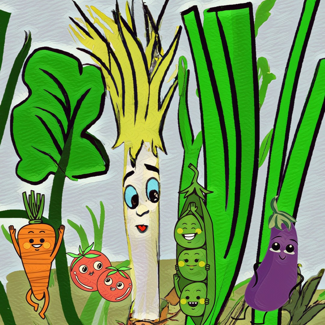 Spruitje's Ontdekkingstocht: Een Les in Verschillend Zijn in Mevrouw Groentje's Tuin | Maddys FoodFun