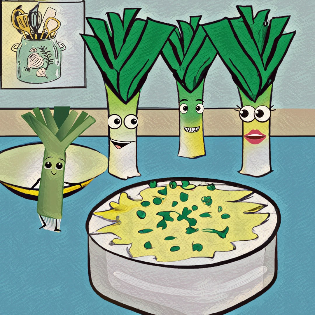 The Council of Three Leeks: A Vegetable Adventure in Mrs. Groentje's Kitchen | Maddys FoodFun