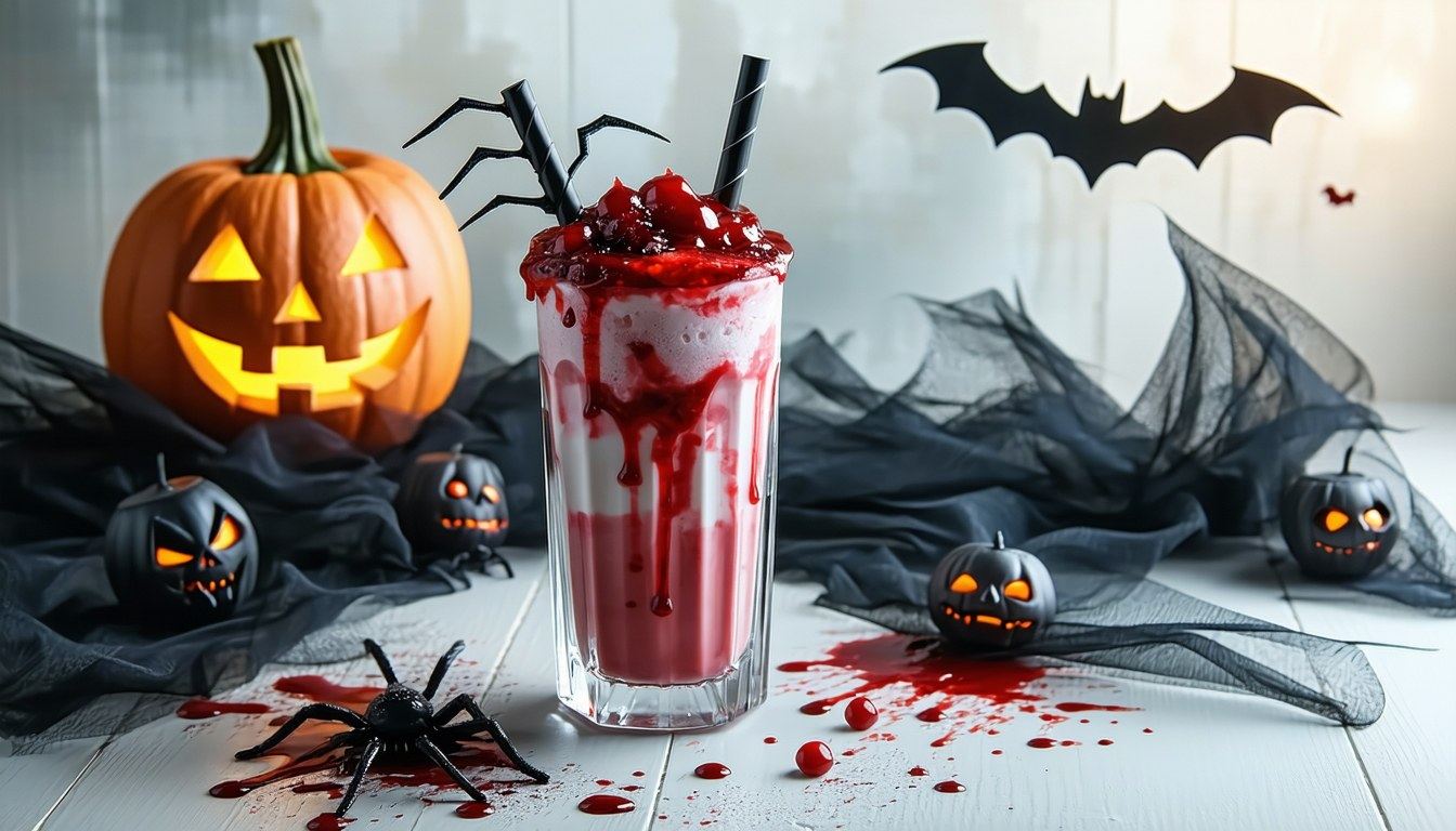 🧛♀️ Vampire Milkshake Recipe: A Spooky Halloween Treat You’ll Actually Want to Drink | Maddys FoodFun