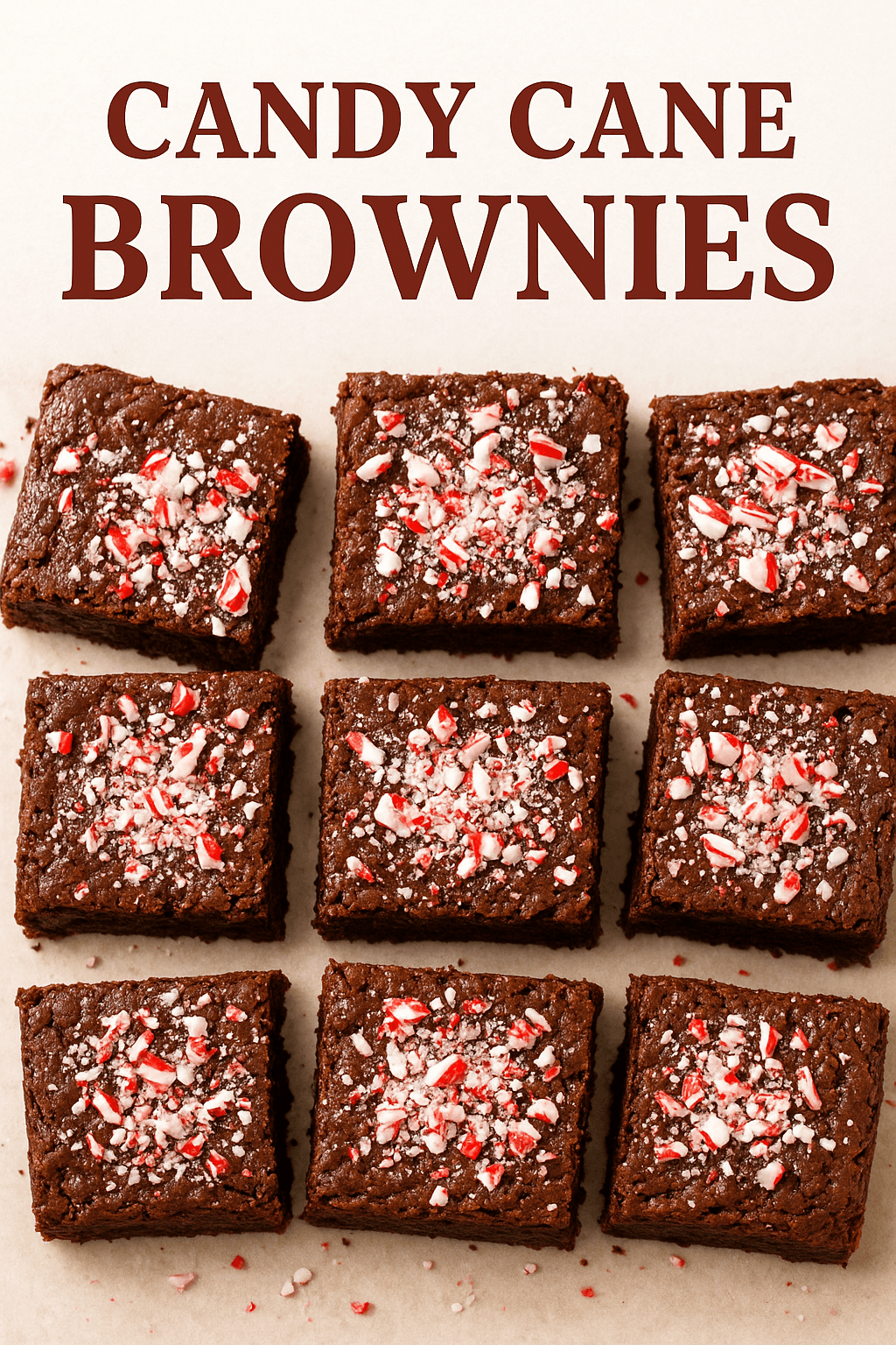 Candy Cane Brownies: The Perfect Holiday Treat | Maddys FoodFun