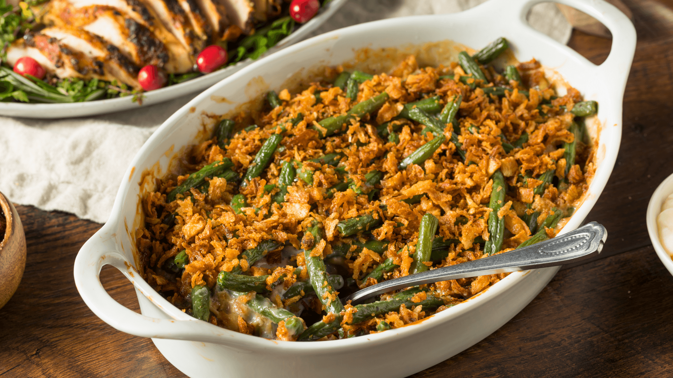Green Bean Casserole: Perfect Make-Ahead Recipe for Holidays and Large Groups | Maddys FoodFun