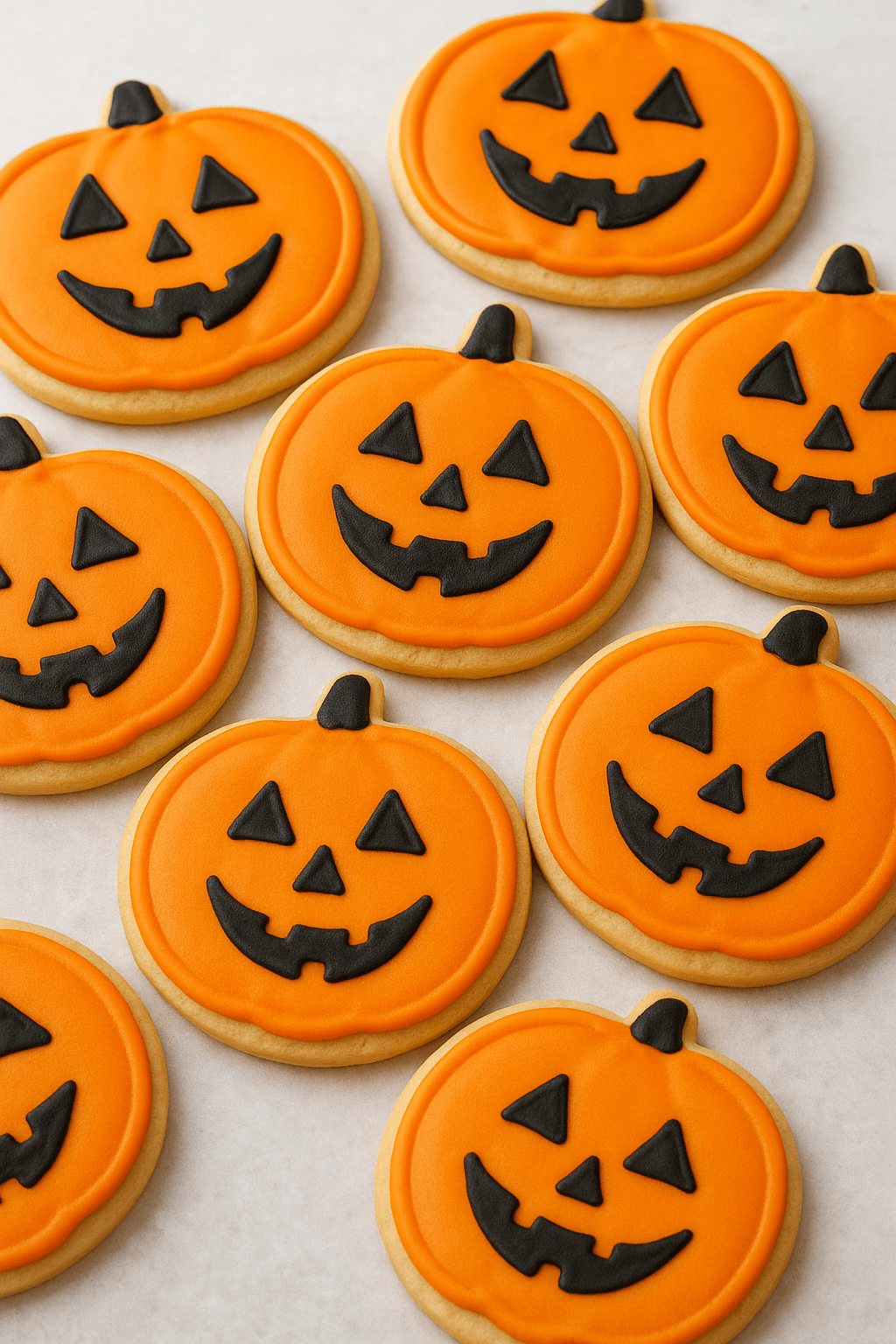 Jack-o’-Lantern Sugar Cookies (Easy Halloween Recipe) | Maddys FoodFun