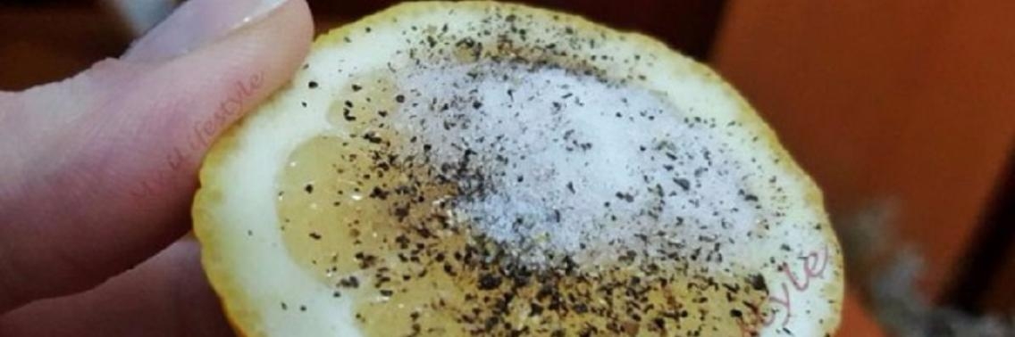 Zout, peper en citroen lossen deze problemen op | Yoors World