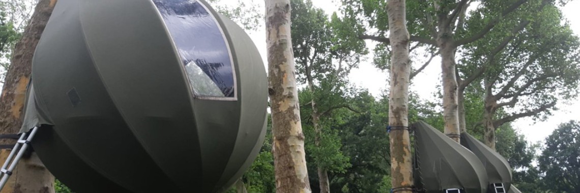 Pitkamperen in een boomhut in de schaduw van een kasteel aan de Schelde | leefnugezonder