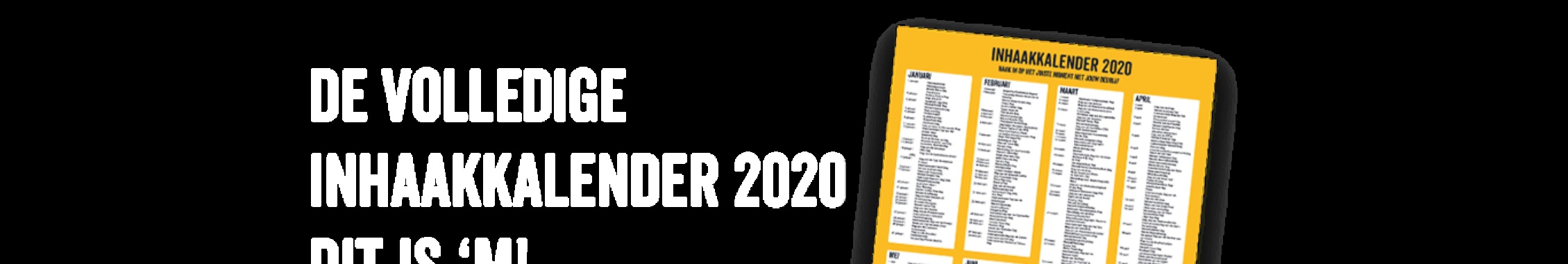 Gratis inhaakkalender 2020! | Luuk van Online Marketing Zelf Doen