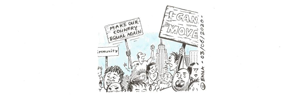 Yoors Original Art 3: protest | Nathaniël