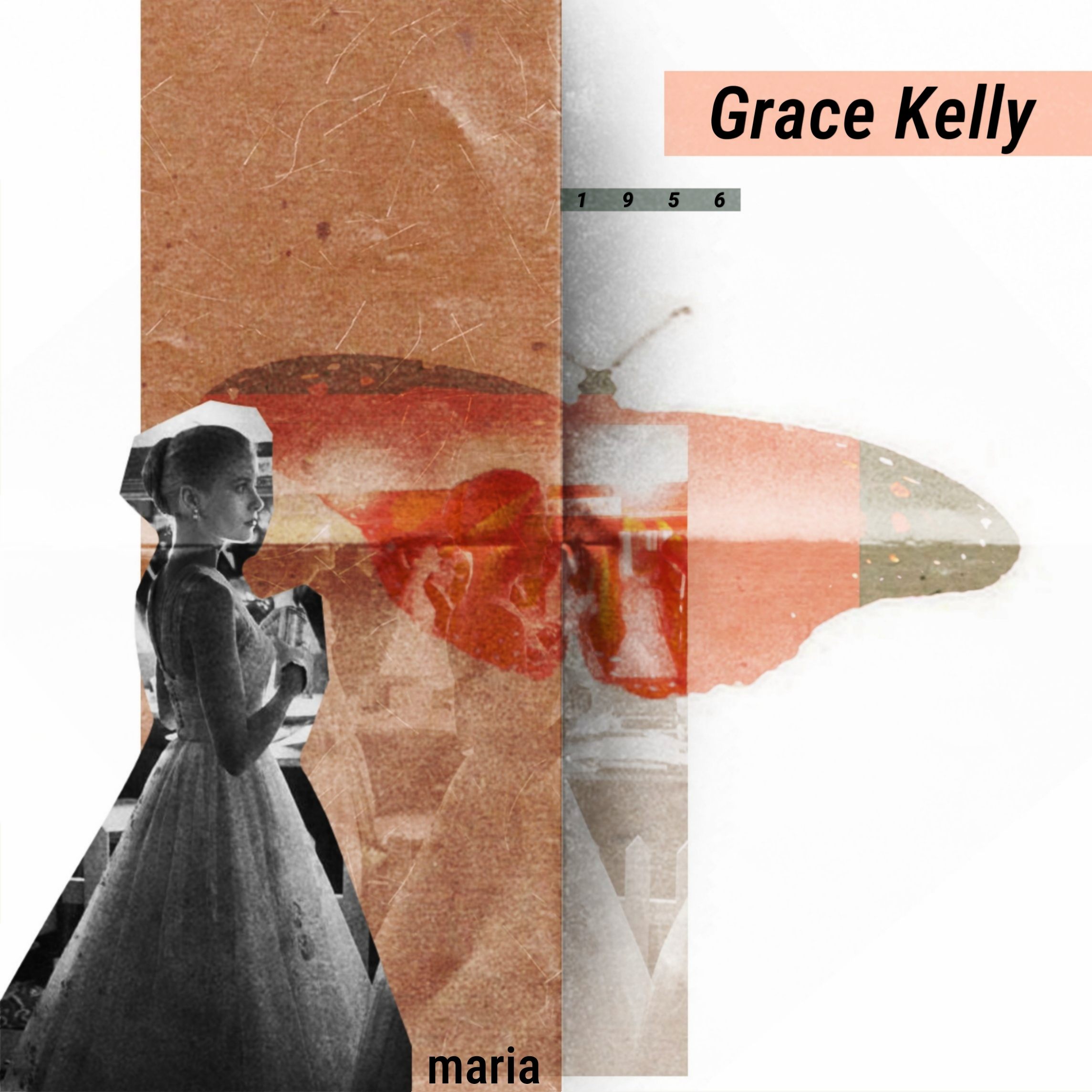 graphic edit Grace Kelly