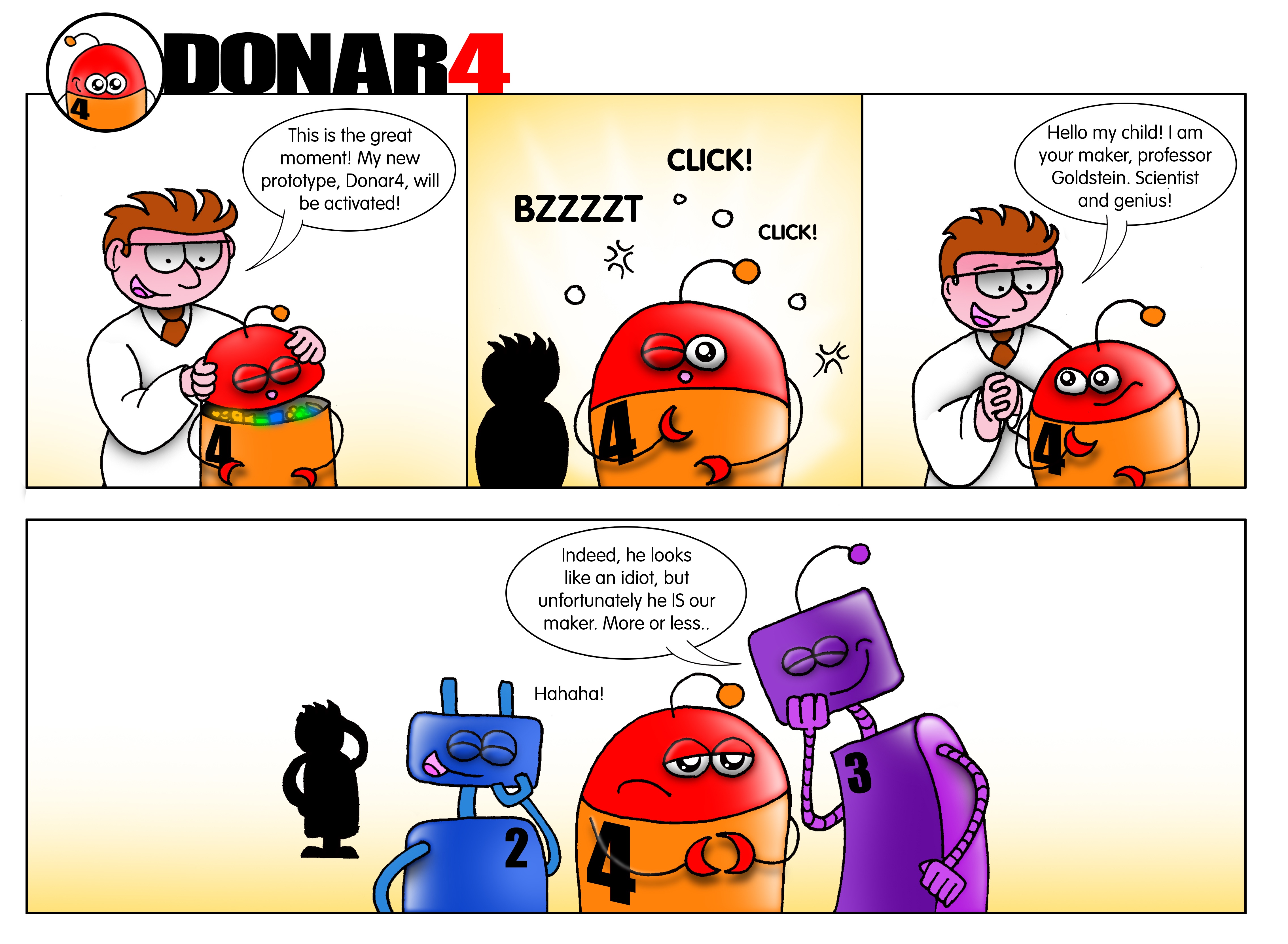 The Birth of robot Donar4