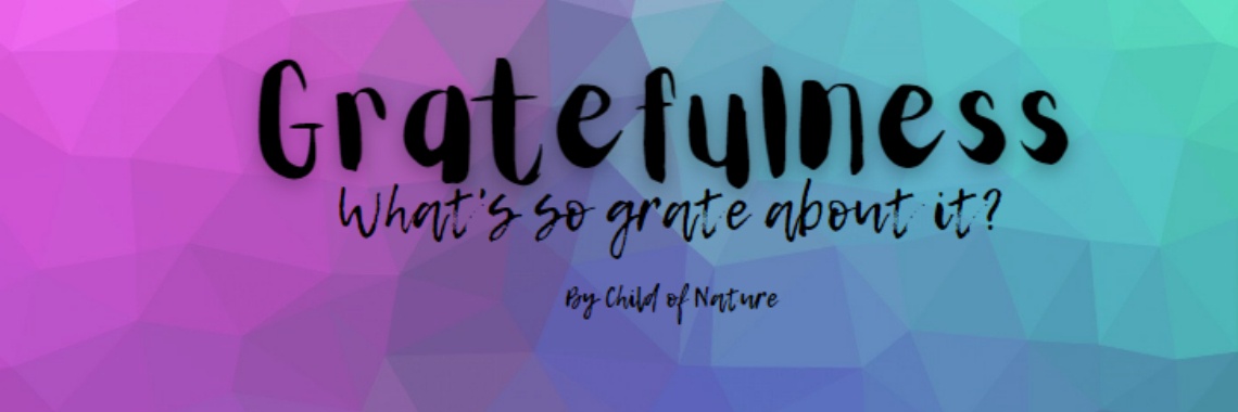 First principle thinking challenge #1: What's so great about the gratefulness? | Child of Nature