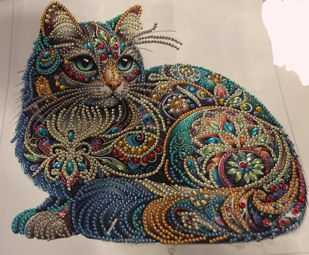 Projectie van een mooie kat | Rosita&Charlene-Blogs-Creaties