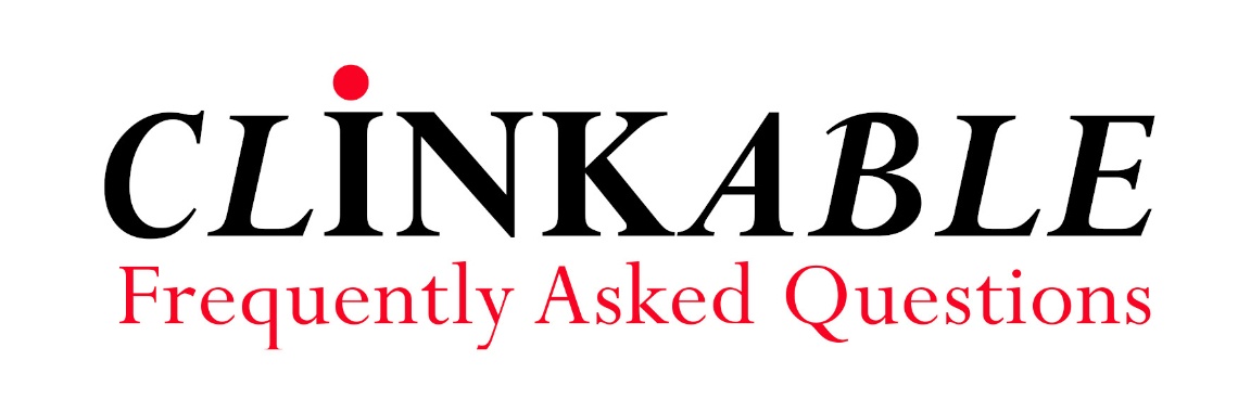 Clinkable's FAQ | Clinkable