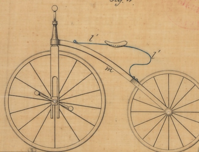 The velocipede becomes a bicycle