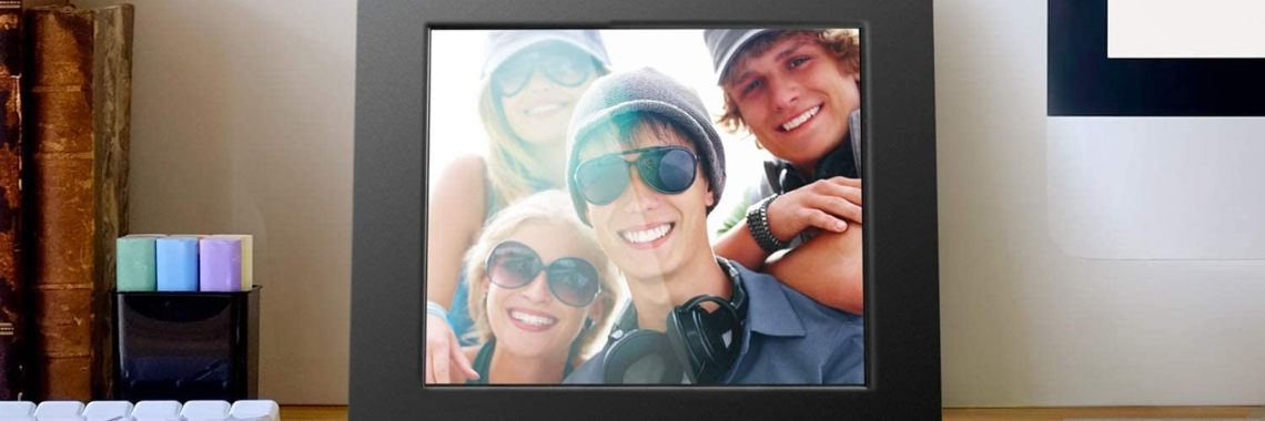 Aluratek 8 Inch LCD Digital Photo Frame with Auto Slideshow Using USB SD/SDHC (ADPF08SF) - Black | Nahidul Bd