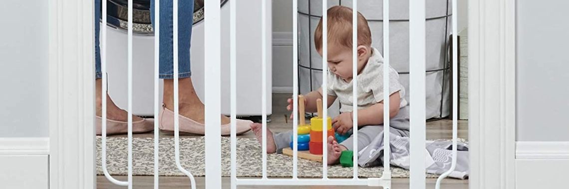 Regalo Easy Step 38.5-Inch Extra Wide Walk Thru Baby Gate, Includes 6-Inch Extension Kit, 4 Pack Pressure Mount Kit, 4 Pack Wall Cups and Mounting Kit | Nahidul Bd