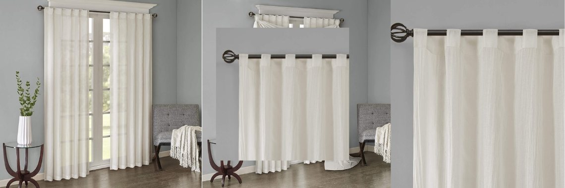 Madison Park Harper Sheer Curtain For Living Room | Nahidul Bd