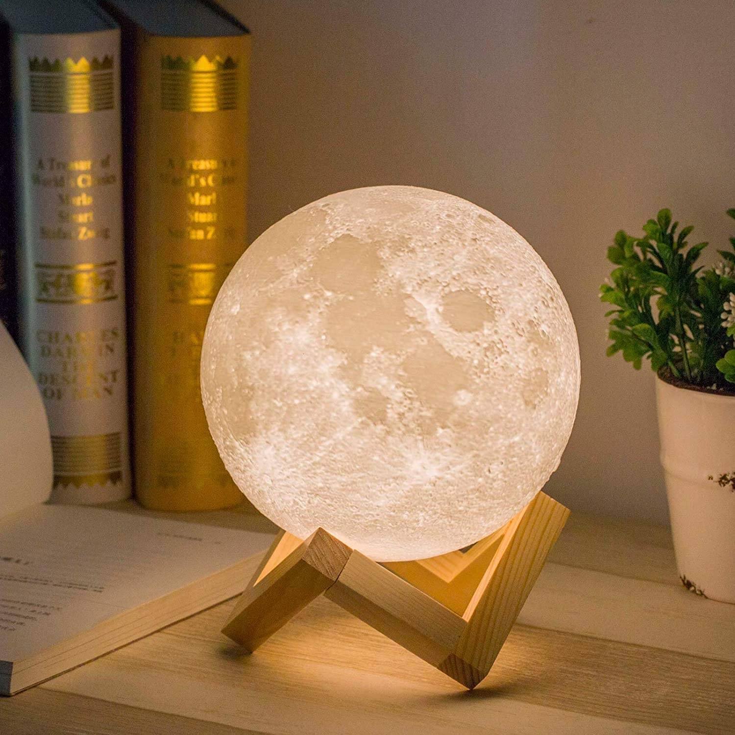 Mydethun Moon Lamp, 5.9 inch - 3D Printed...