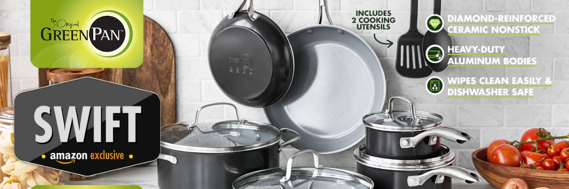 Greenlife Ceramic 12-Pc. Nonstick Cookware Set  | Nahidul Bd
