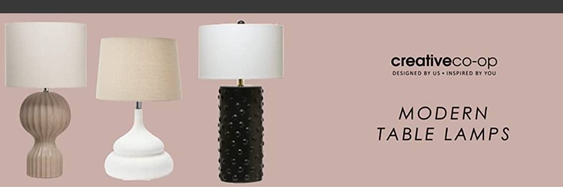 Creative Co-Op Terracotta Table Lamp  | Nahidul Bd