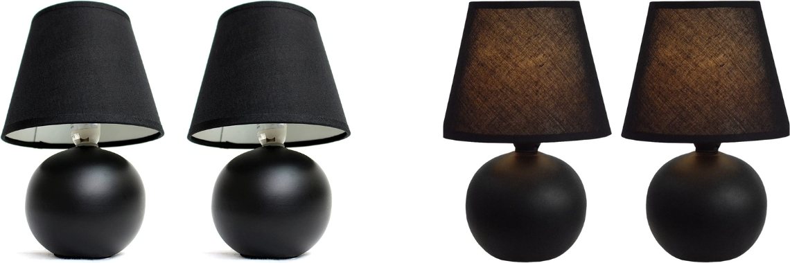 Simple Designs Black Ceramic Table Lamp  | Nahidul Bd
