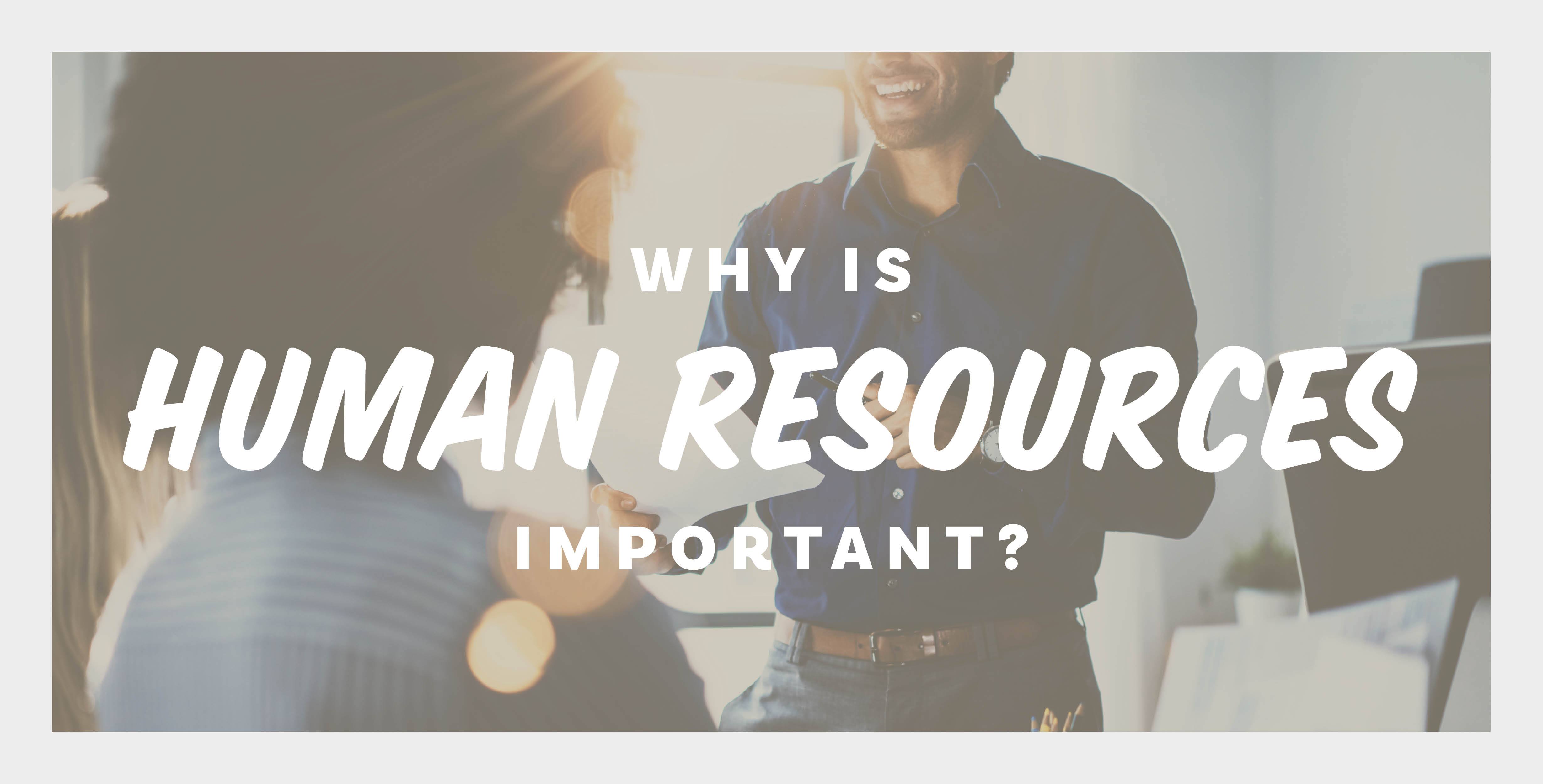 why is human resources important essay