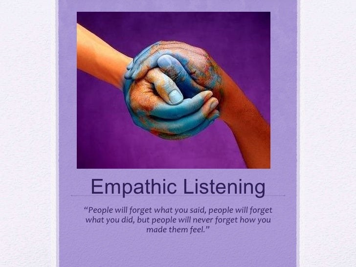 tips for empathetic listening