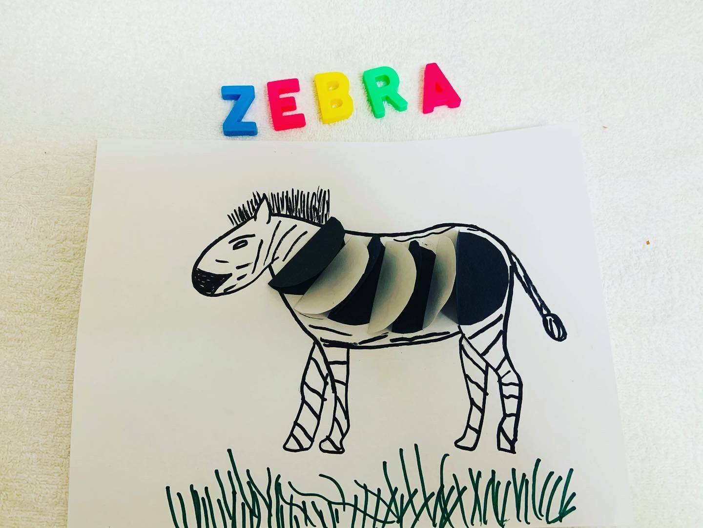 Art Projects for Kids - Here's how to draw a cartoon zebra and have some  fun with his stripes. This one has them wrapped from head to toe.  https://artprojectsforkids.org/how-to-draw-a-cartoon-zebra/ #howtodraw  #tutorial #drawing #
